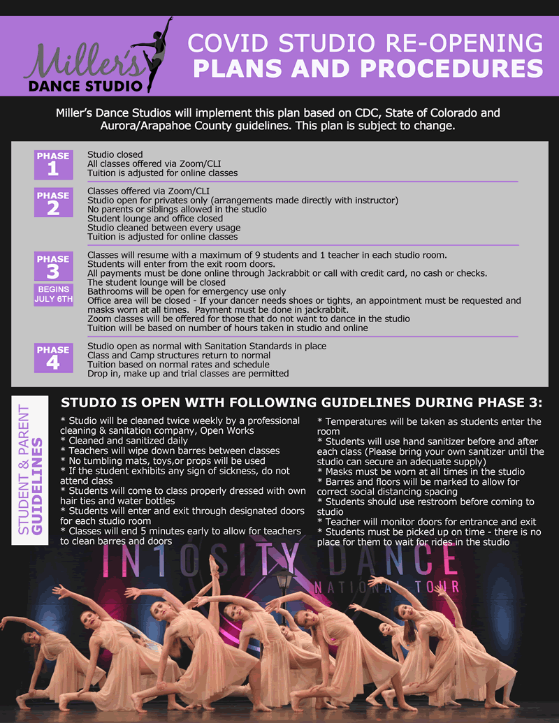 Dance Studio Plan