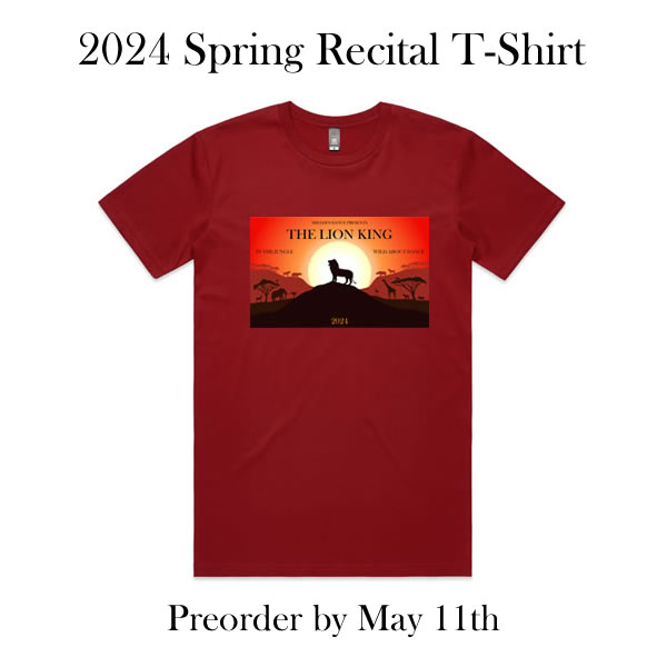 Miller’s Dance Studio 2024 Spring Recital T-Shirt