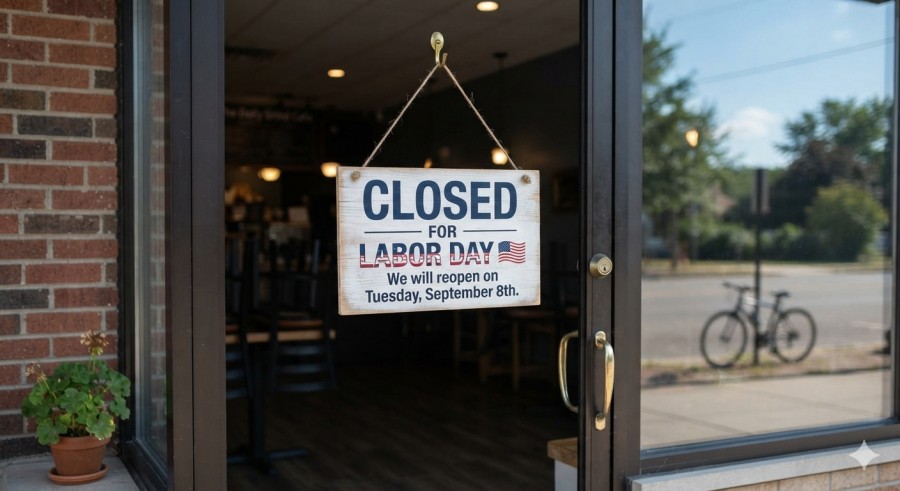 Closed for Labor Day