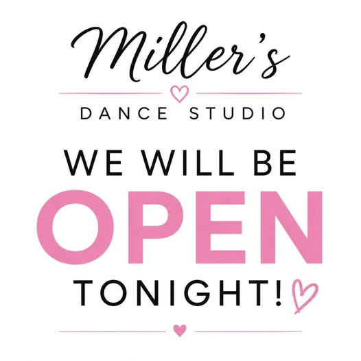 We are open tonight Wednesday,&nbsp; May 6th
