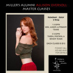 Miller’s Alumni Allison Eversoll Master Class
