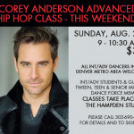 Corey Anderson’s Advanced Hip Hop Class