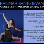Alumni Contemporary Workshop with Hannah Santistevan