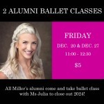 Alumni Ballet Classes with Ms Julia