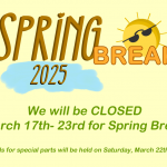 Spring Break Closure