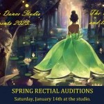 Spring Recital Auditions for “The Princess and the Frog”